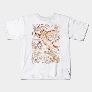 Cattawampi- Flying Felines Kids T-Shirt